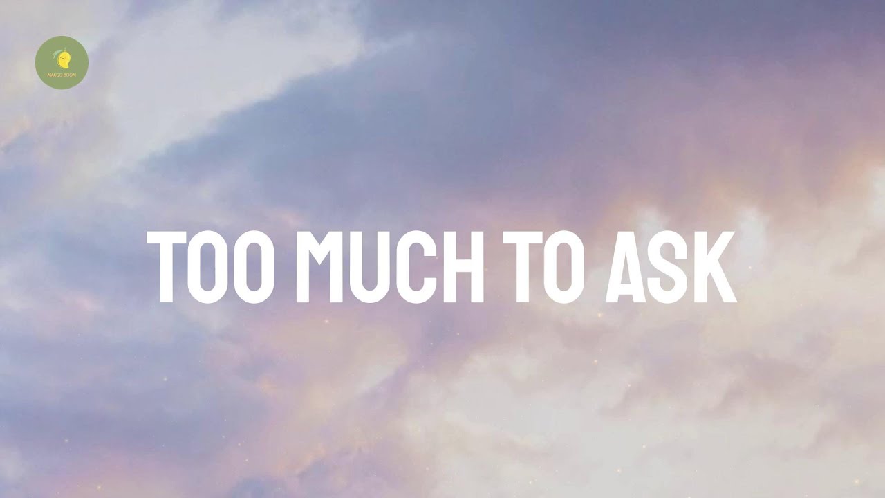 Niall Horan Too Much To Ask (Lyrics) YouTube