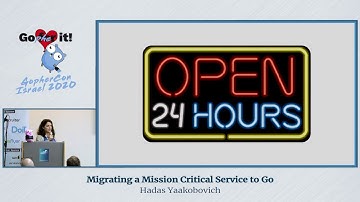 Migrating a Mission Critical Service to Go /  Hadas Yaakobovich