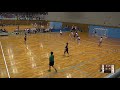 7日 ハンドボール女子 福島市国体記念体育館 Cコート 不来方vs四天王寺 3回戦 2