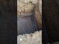 New Method Column Mat Pull Down Using Hook Techniques. #column #mat #footing #shorts #viralshort