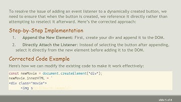 How to Use addEventListener on Appended Elements in JavaScript