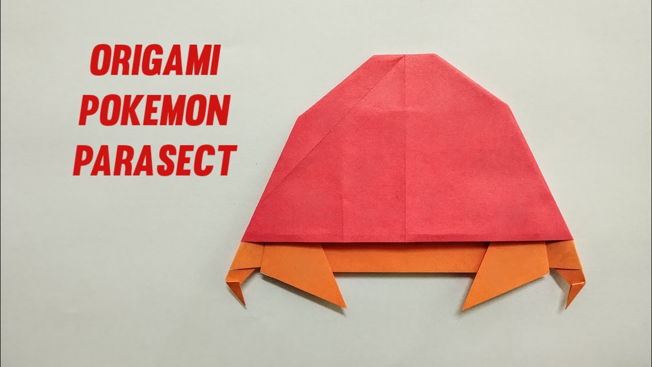 Origami Pokemon Parasect Easy - How to make Pokemon Parasect (Pokemon Go)