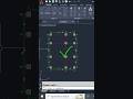 Column arrangements in plan #autocad