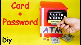 How to Make Piggy Bank ATM Machine at Home | DIY Craft for Kids in hindi