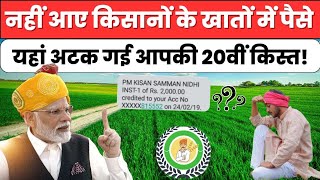 PM Kisan Samman Nidhi 20th Installment:जानें कहां अटक गई 20वीं किस्त | PM Kisan 20thinstallment