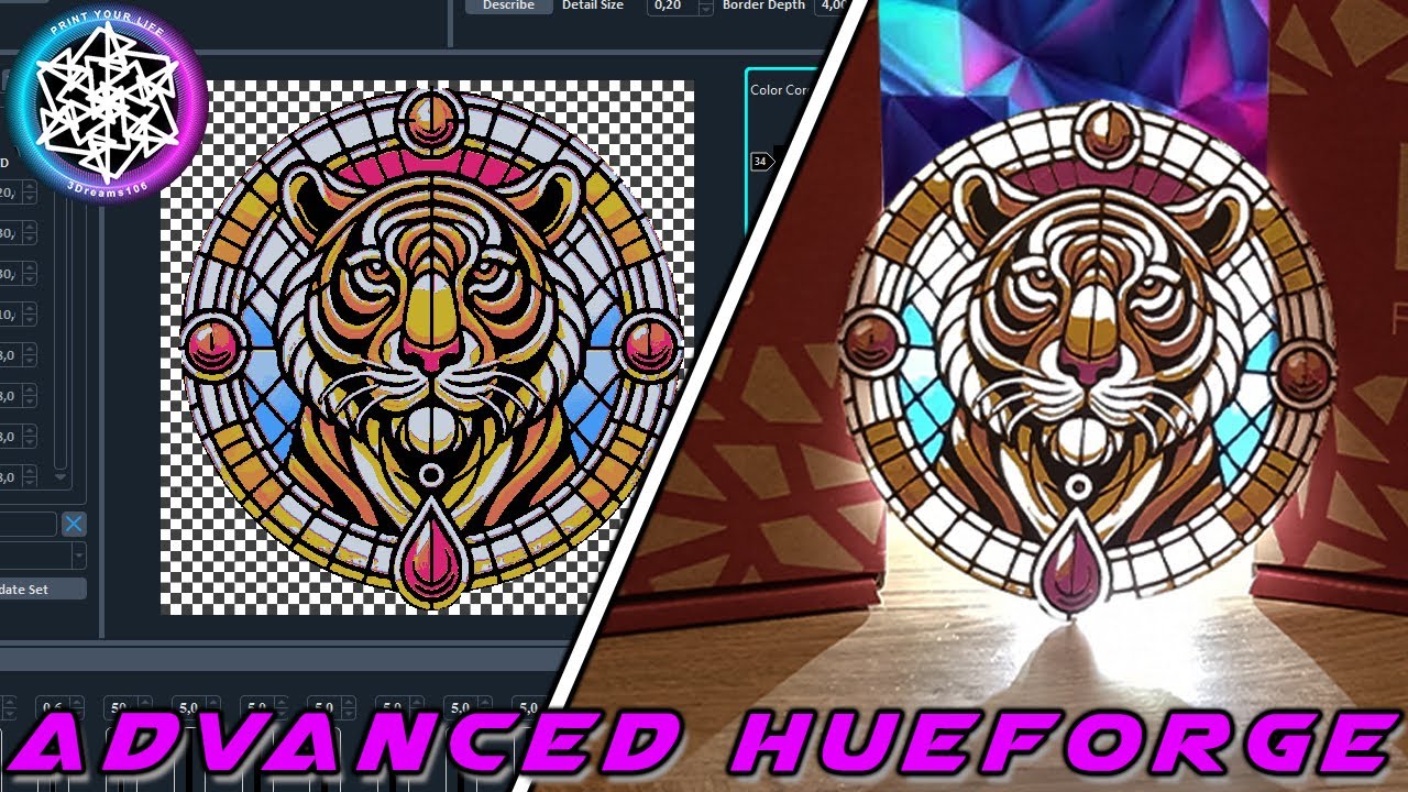 HUEFORGE ADVANCED TECHNIQUE: STAINED GLASS effect 💥 