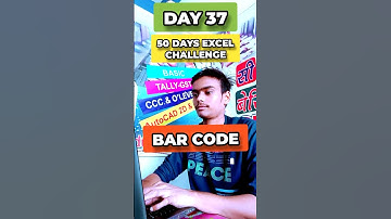 How to Make Bar code in Excel #computer #excel365 #pc #shorts #tricks #exceltech #viral #exceltips