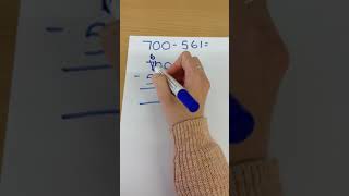 Year 3 and 4- Column subtraction from a hundreds number