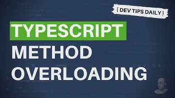 DevTips Daily: How to overload methods / functions in TypeScript classes
