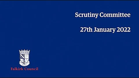 Scrutiny  Committee 27 January 2022