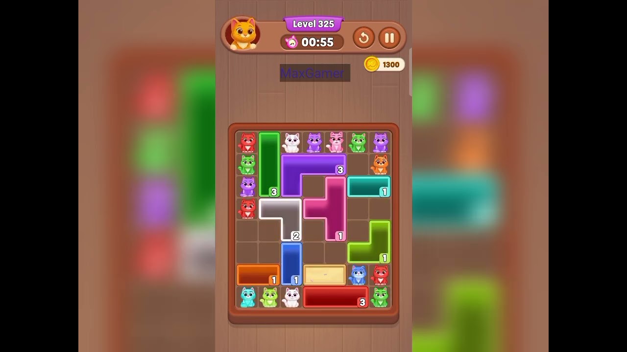 Catdom Color Hole level 325 gameplay walkthrough solution 
