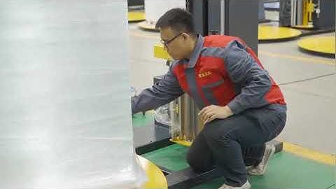 advanced type stretch film pallet wrapping machine pallet wrapper