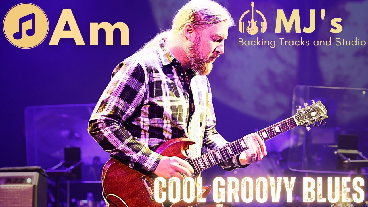 Cool Slow Groovy Blues in A minor | Backing Track