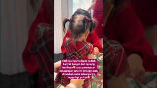 kyarra dikasih hadiah natal😍 #jessicamila #yakubhasibuan #trendingshorts #ottohasibuan #trending
