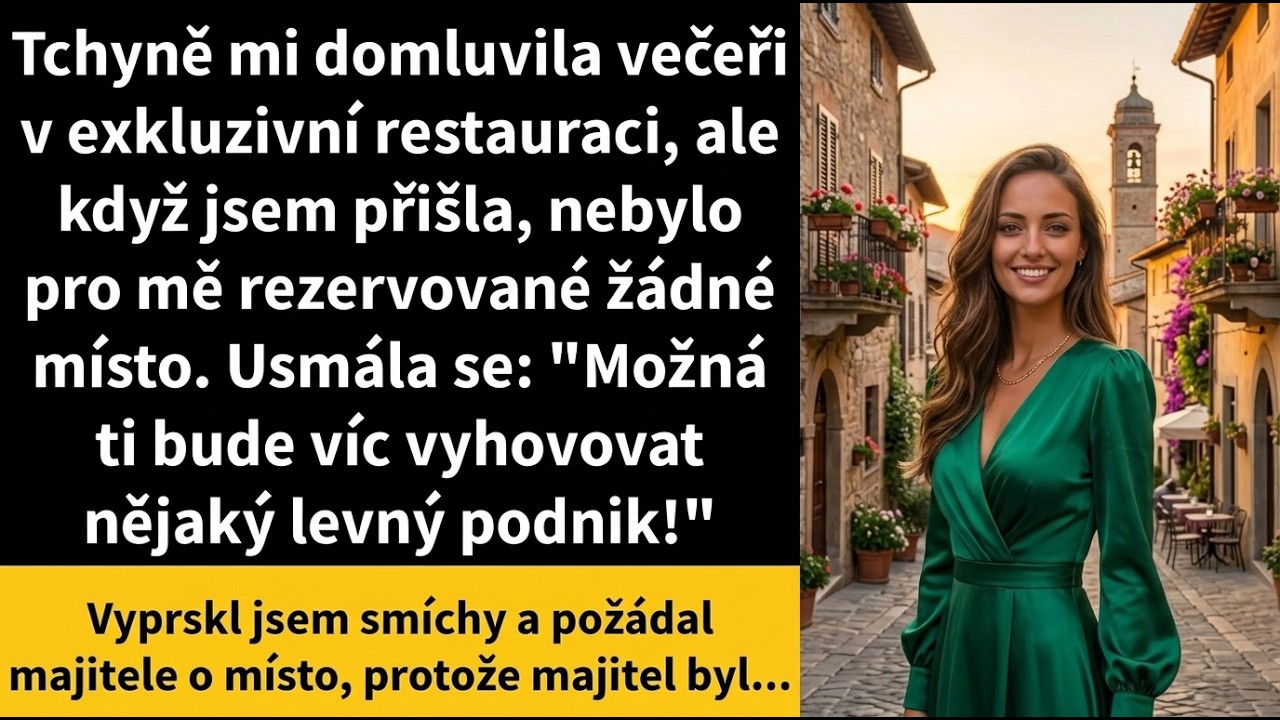 Moje tchyně mě pozvala na rodinnou večeři do jedné z nejdražších restaurací ve městě. Když jsem dorazila, vrchní mi řekl: „Pod vaším jménem žádná rezervace není, madam.“ Pak se za mnou ozval její...