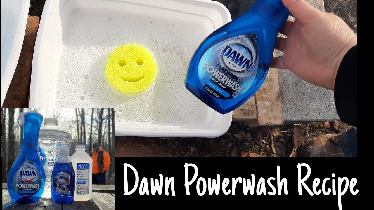 DIY Dawn Powerwash - Chaotically Yours