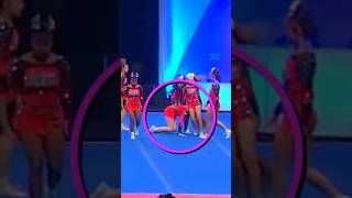 Cheerleader COLLAPSES!😳 #cheer #performancecheer #cheerleading #cheerleader #allstarcheer
