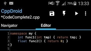 CPPdroid Belajar Pemrograman Dasar Bahasa C atau C++ Dimana Saja dan Kapan Saja😎😎 SMK TRI MITRA