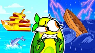 Avocado's Vacation Vlog: Rich Vs Poor Family On Holiday By Avocado Couple 💵