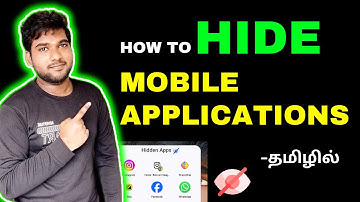 How to hide mobile apps tamil / Hide Mobile applications tamil / hide apps on home screen / app hide