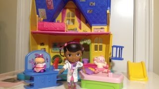 Doc McStuffins Clinic with Lambie + Hallie Unboxing and Review