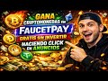 How to earn free cryptocurrency without investing using FaucetPay in 2026 | By clicking on ads