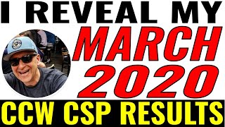 WRITING COVERED CALLS - I SHOW YOU my March 2020 numbers and the PERFECT PUT Trade