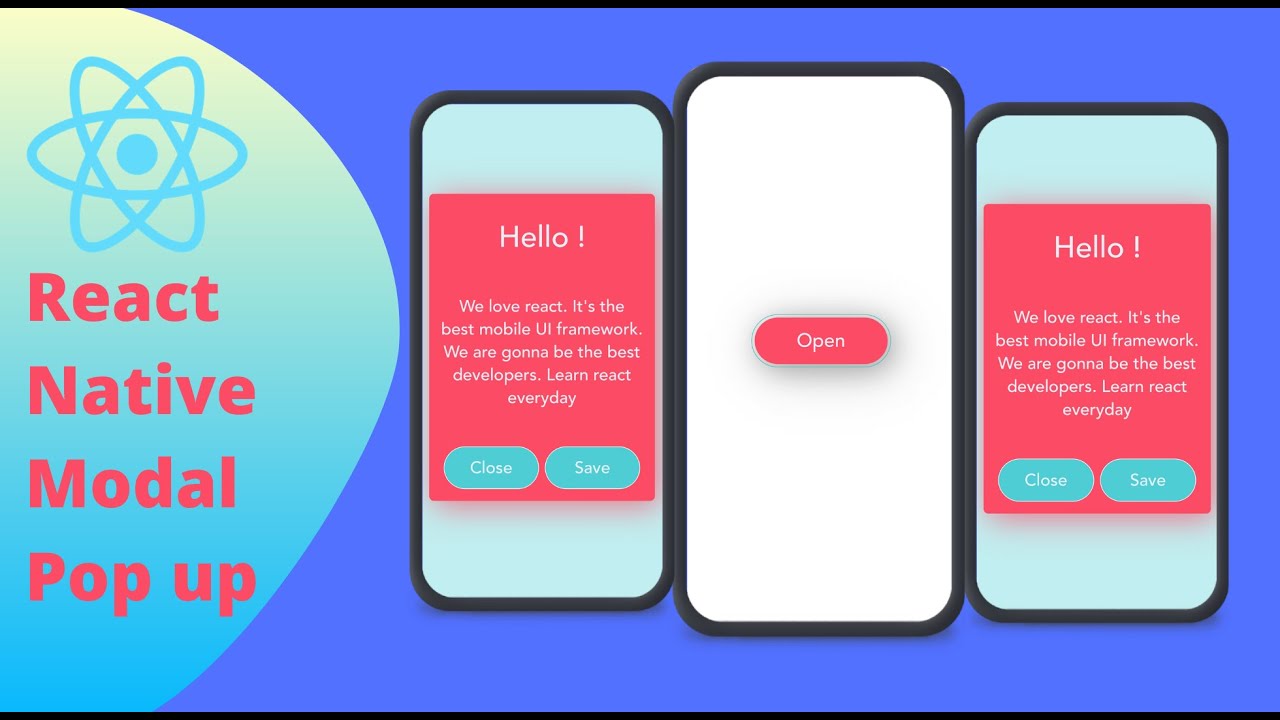 Hiệu ứng modal trong React Native là một tính năng vô cùng hữu ích giúp cho giao diện ứng dụng của bạn trở nên chuyên nghiệp và ấn tượng hơn. Hãy xem hình ảnh để thấy được sự mượt mà và tuyệt vời của tính năng này!