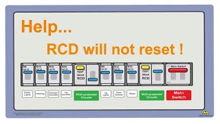 Reset the RCD and get the power back on  Quickly