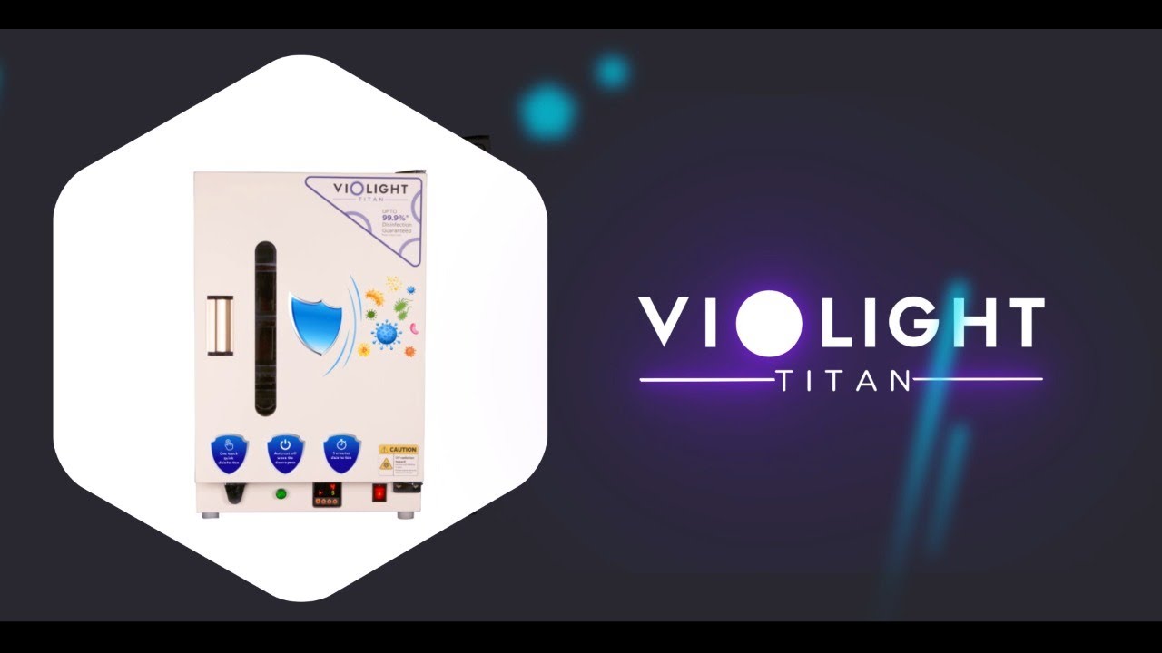 VIOlight TITAN | UVC light Disinfection & Sanitization Closet | 45L capacity | High Pwr 20w UVC lamp