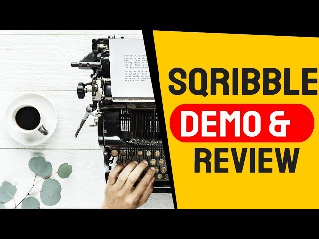 Sqribble Demo and Review - Sqribble Demo Ebook Software