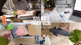 Study vlog / освежиться и учиться 📚 / studying for 8 hours / 7:30 am / cafe / haul / Living in Japan