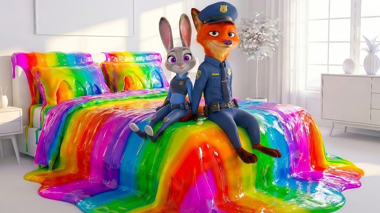 甘い休日を過ごすジュディ＆ニック｜ズートピア（生活音ASMR）