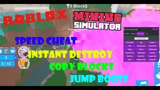 *PATCHED BEST MINING SIMULATOR CHEAT INSTANT DESTROY COPY BLOCKS SPEED CHEAT JUMP BOOST