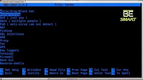 the terms of DoS,DDos,FUD,RAT Fishing,SQL Injection,VPN,Proxy,Tor,VPS,Key loggers,Terminal..Part 1