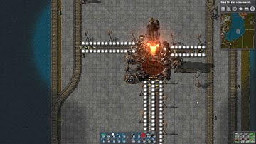 Factorio My first rocket launch since .14
