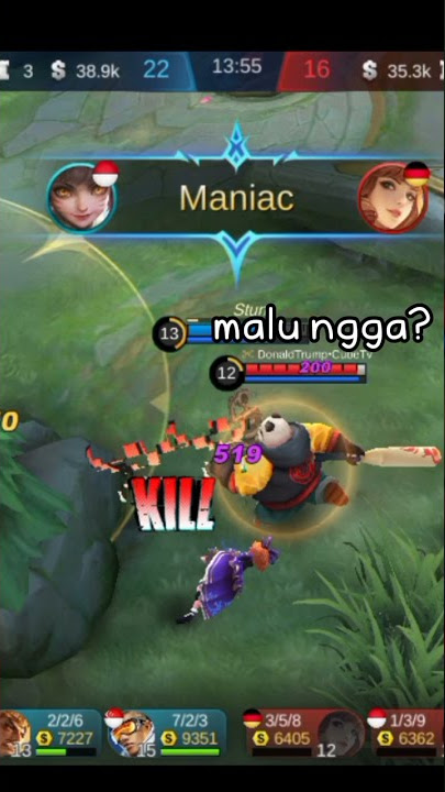 story wa mobile legends panik ga? panik lah masa engga!