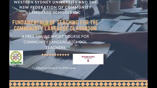 Session # 6 Fundamentals of Teaching for the Community Languages Classroom-Teaching Diverse Learners