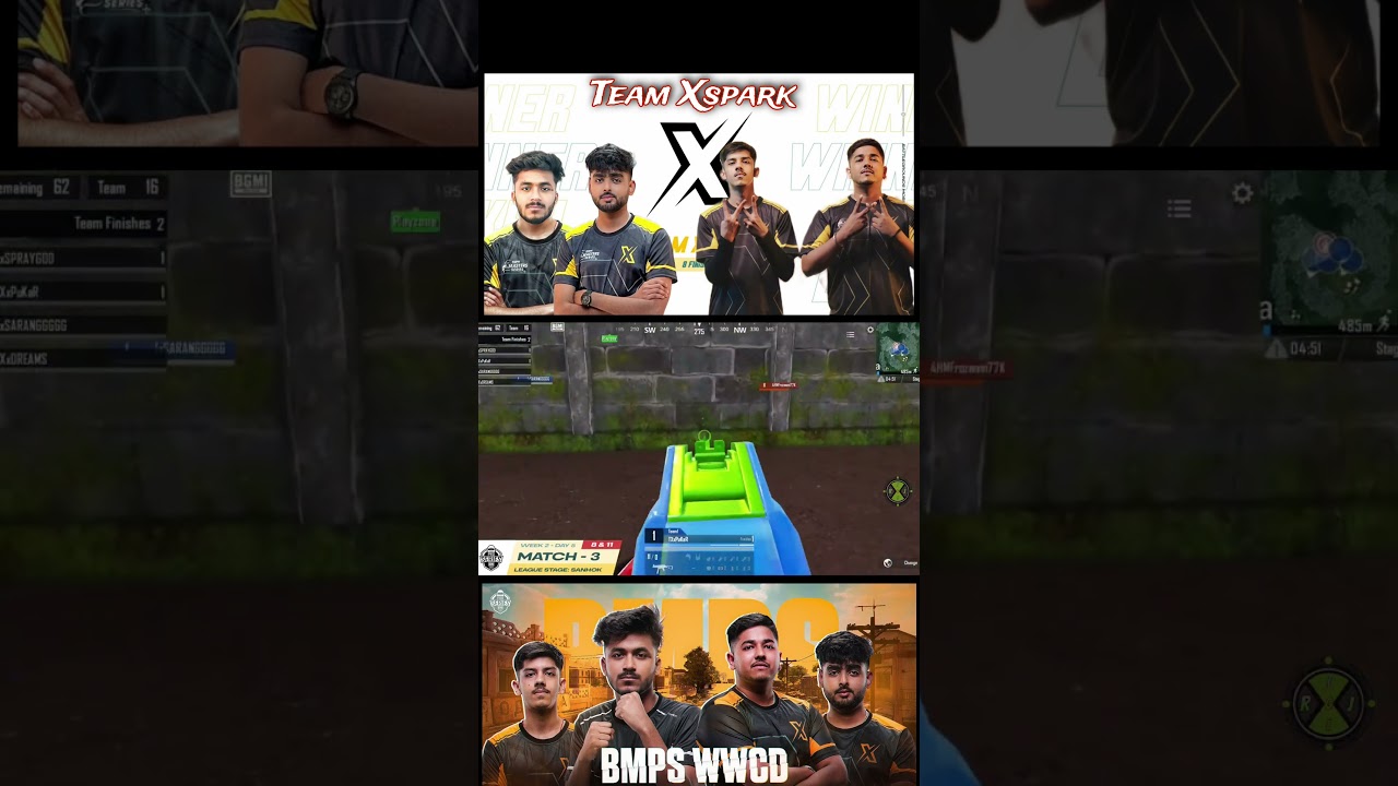 Team Xspark Vs 4HM Drop Clash Fight ✨ 