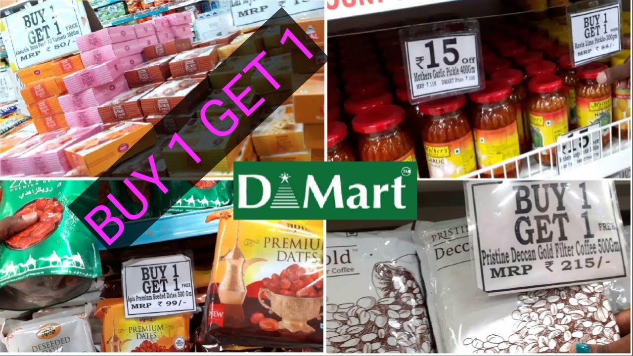 Dmart Latest Offers, Dmart Shopping Haul, Buy 1 Get 1 Offer, Groceries