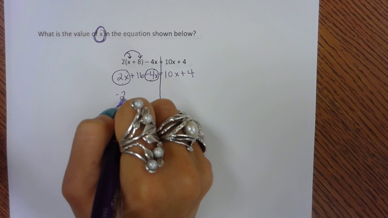 Question 19 - Released EOC 