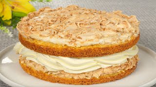 Cake in 5 minutes! The famous Norwegian cake that melts in your mouth! Easy and delicious