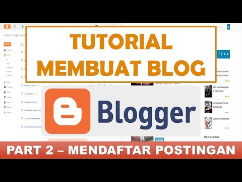 Cara Membuat Postingan Artikel di Blogspot / Blogger | Tutorial Blogger (part 2/13)
