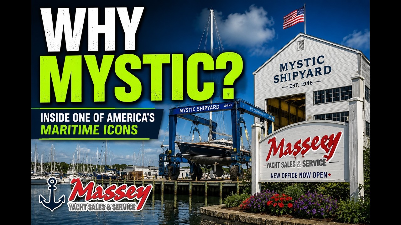⁣Why Serious Sailors Still Come to Mystic Shipyard | Inside One of America's Maritime Icons