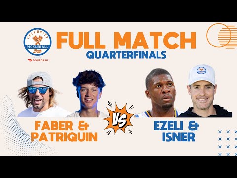 Urijah Faber & Hayden Patriquin vs. Festus Ezeli & John Isner | Full Match | Celeb Pickleball Bash
