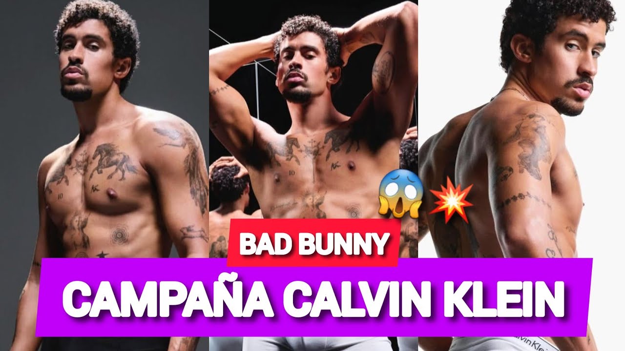 pubblicita calvin klein bad bunny