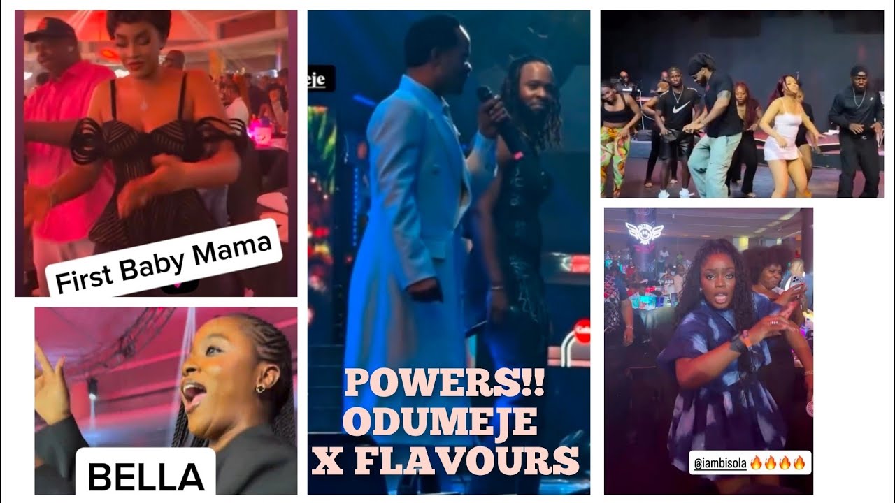 Одумедже, мать ребенка Флейвора, Белла, Фальз, Фино и Брэкет ворвались на декабрьский концерт Фле...