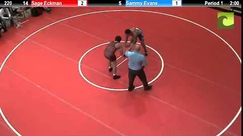 220 Sage Eckman vs. Sammy Evans