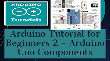 Arduino Tutorial for Beginners 2 - Arduino Uno Components (Microcontroller, Pins, Clock & Power)