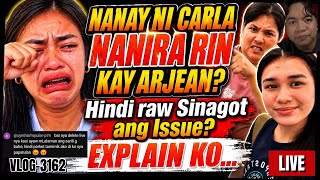 ⭕️ NANAY CYNTHIA NANINIRA LANG DAW KAY ARJEAN PERO HINDI SINAGOT ANG ISSUE MGA NAKIKIALAM KAY CARLA